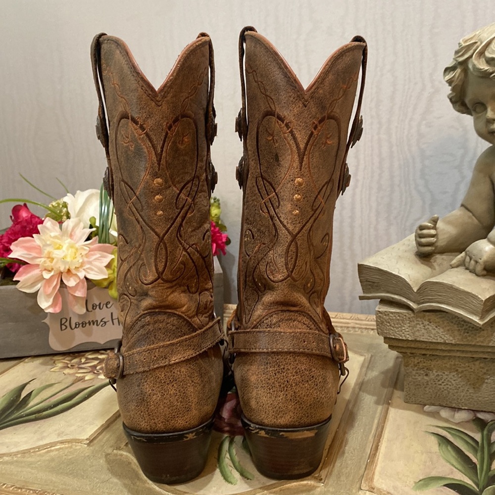 Durango Crush Heartbreaker Pointed Toe Women’s Cowboy Boots Sz 9 - Picture 11 of 16